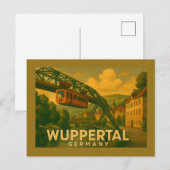 Wuppertal Duitsland Stad Kunst Briefkaart (Voorkant / Achterkant)
