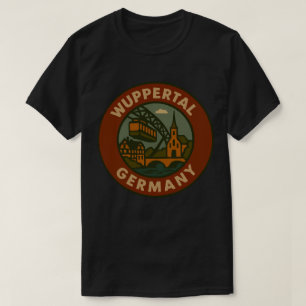 Wuppertal Duitsland Stad Kunst T-shirt