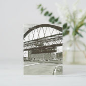  Wuppertal Floating Train Foto Briefkaart (Staand voorkant)