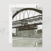  Wuppertal Floating Train Foto Briefkaart (Voorkant / Achterkant)