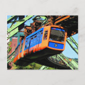 Wuppertal Schwebebahn in Elberfeld Briefkaart (Voorkant)