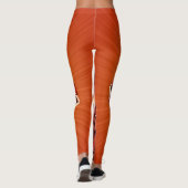 Würfel der Liebe mit Herzen Leggings (Achterkant)