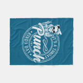 Wurgstoot Kinda Dag Keel Illustratie Fleece Deken (Voorkant (Horizontaal))