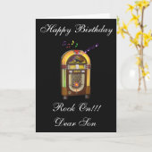 WURLITZER HET WENSKAART VAN DE JUKE-BOX KAART (Gele Bloem)