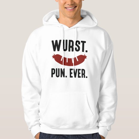 Wurst Pun Ever Hoodie (Voorkant)