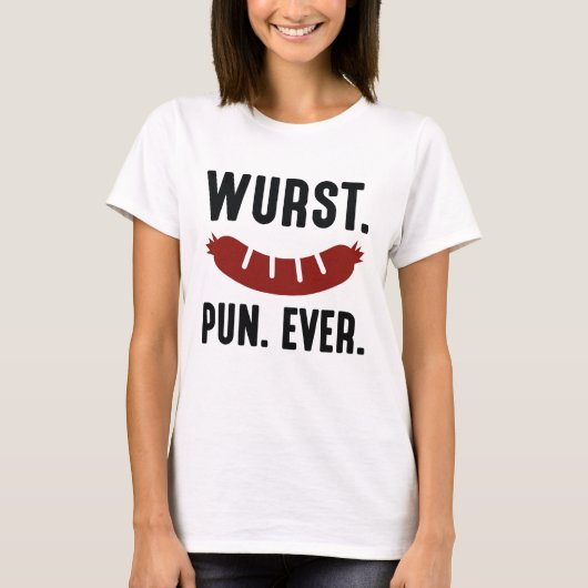 Wurst Pun Ever T-shirt (Voorkant)