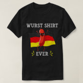 Wurst Shirt Ever Funny Oktoberfest German Sause (Design voorkant)
