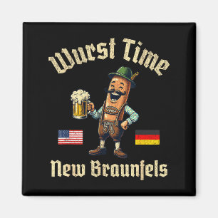 Wurst Tijd Wurst Feest Duits Bier Festival Nieuw B Magneet