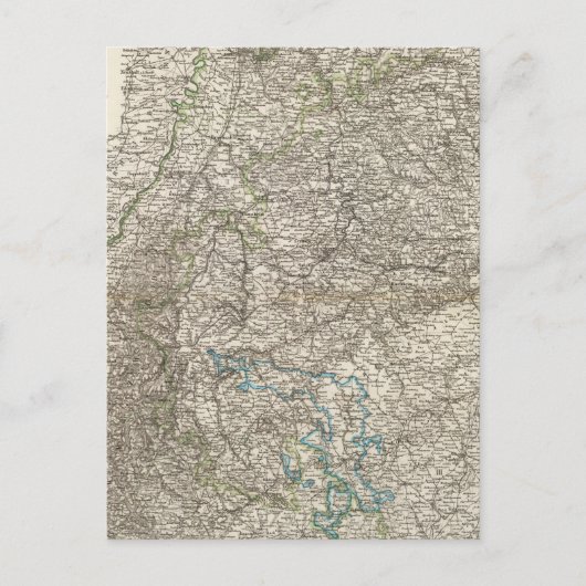 Wurtemberg, Baden Briefkaart (Voorkant)