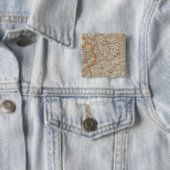 Wurtemberg, Beieren Vierkante Button 5,1 Cm (In situ)