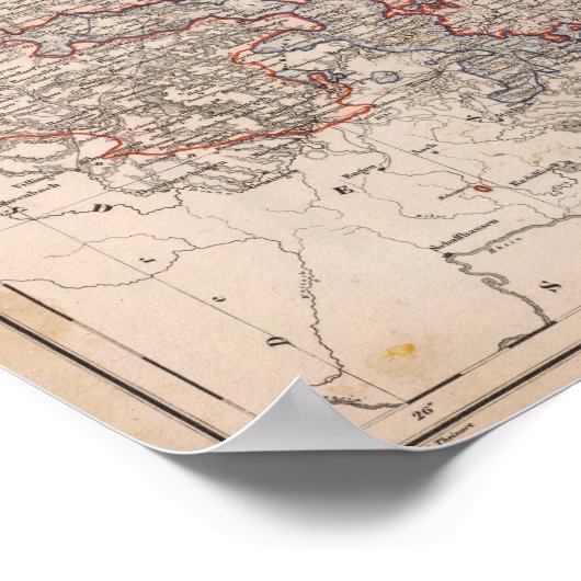 Wurtemberg, Duitsland Poster (Hoek)