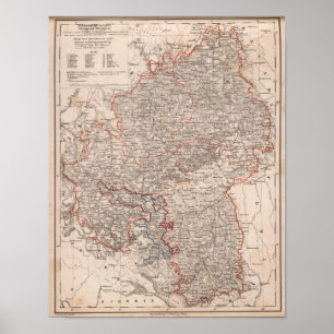 Wurtemberg, Duitsland Poster