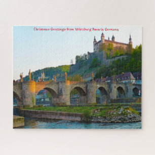 Würzburg Beieren Duitsland. Legpuzzel