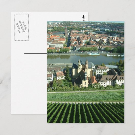 Wurzburg Briefkaart (Voorkant / Achterkant)
