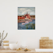 wurzburg duitsland - oliefabriek poster (Keuken)