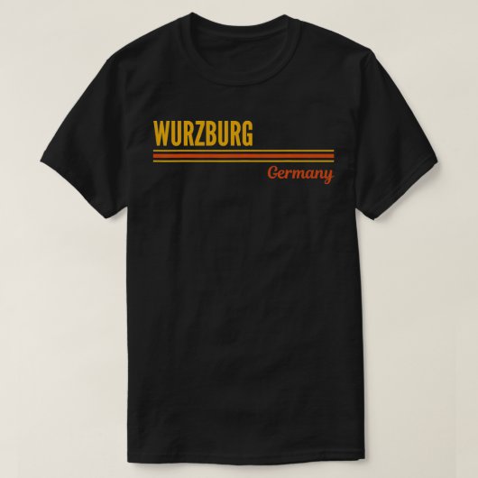 Wurzburg Duitsland T-shirt (Design voorkant)