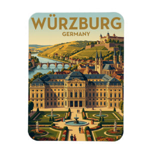 Würzburg Residence Duitsland Magneet