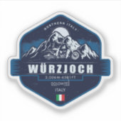 Würzjoch – Hidden Gem of the Dolomites , italy   Sticker (Voorkant)