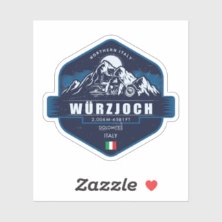 Würzjoch – Hidden Gem of the Dolomites , italy   Sticker