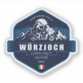 Würzjoch – Hidden Gem of the Dolomites , italy Sticker (Voorkant)
