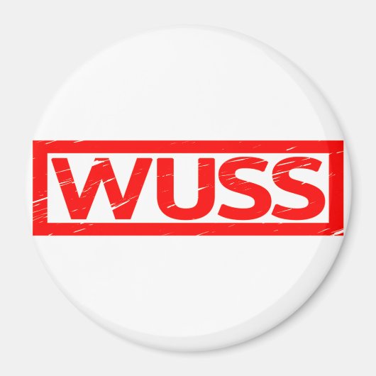 Wuss Stamp Magneet (Voorkant)