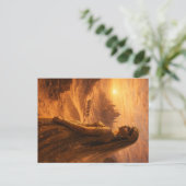 Wüstenprinzessin im Abendrot Briefkaart (Staand voorkant)