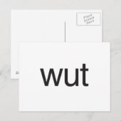 wut.ai briefkaart (Voorkant / Achterkant)