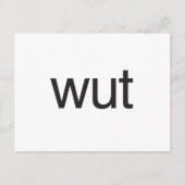 wut.ai briefkaart (Voorkant)