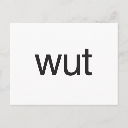 wut.ai briefkaart (Voorkant)