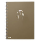 wut.dog Spiral notebook Notitieboek (Voorkant)