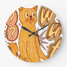 Wut? / Een oranje kat illustratie
