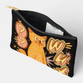 Wut? / Een Oranje kattenillustratie Etui (Open)
