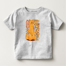Wut? / Een Oranje kattenillustratie Kinder Shirts