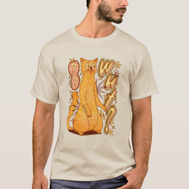 Wut? / Een Oranje kattenillustratie T-shirt