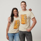 Wut? / Een Oranje kattenillustratie T-shirt (Unisex)