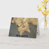 Wut omhoog??? kaart (Gele Bloem)