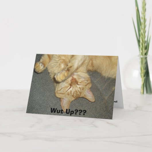 Wut omhoog??? kaart (Voorkant)