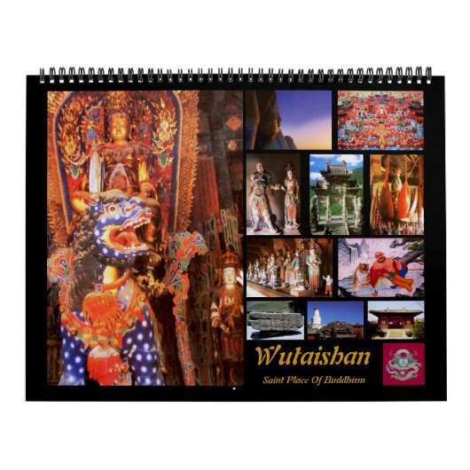 Wutaishan Boeddhistische Tempel Kalender (Hoes)