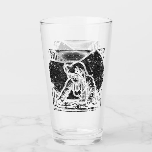 Wutang Cat DJ Style Glas (Voorkant)