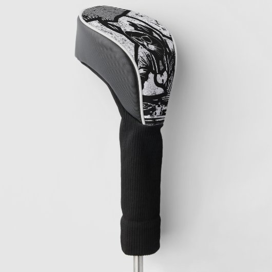 Wutang Cat DJ Style Golfheadcover (Schuin)