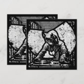 Wutang Cat DJ Style Kaart (Voorkant / Achterkant)