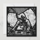 Wutang Cat DJ Style Kaart (Achterkant)