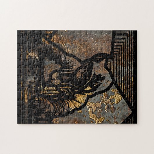 Wutang Cat DJ Style Legpuzzel (Horizontaal)