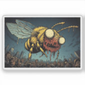 WuTang Clan Bee  Streetwear Design Sticker (Voorkant)