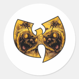 WuTang Killer Bees Ronde Sticker