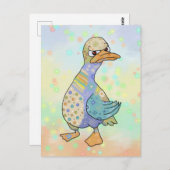 wütende Ente Postkarte Briefkaart (Voorkant / Achterkant)