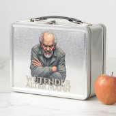 Wütender Alter Mann – Cartoon-illustratie (In situ)
