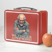 Wütender Alter Mann – Cartoon-illustratie (In situ)