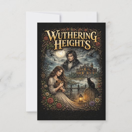 Wuthering Heights Bedankkaart (Voorkant)