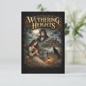 Wuthering Heights Bedankkaart (Staand voorkant)